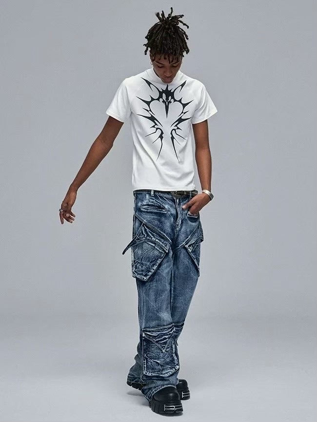 【DND4DES】RAVEN RAGLAN SLEEVE FITTED T