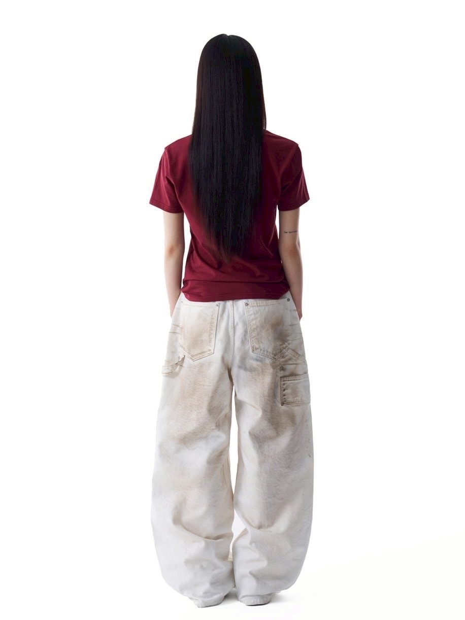 【AAKAM】ROCKSTAR Boucle Half Top