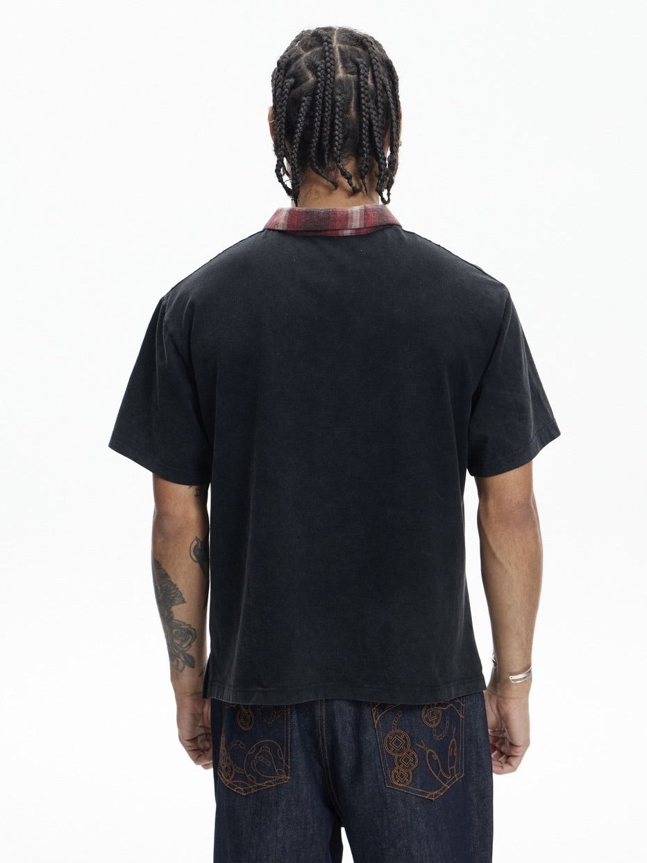 【DND4DES】RUNE ZIP-UP POLO SHIRT