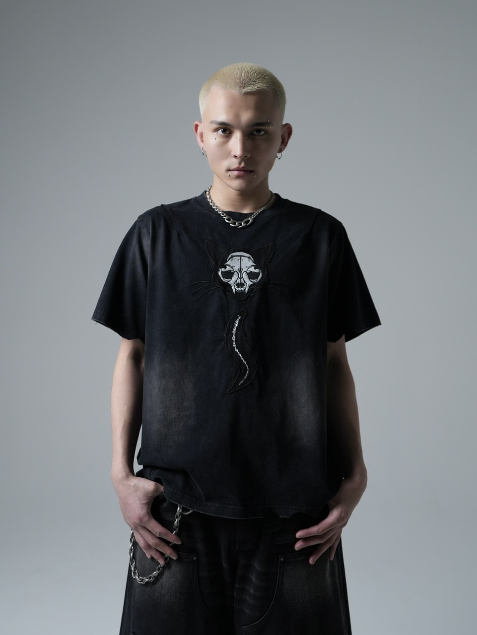 【CHIKASHITSU PLUS HIGH】Dual chain necklace