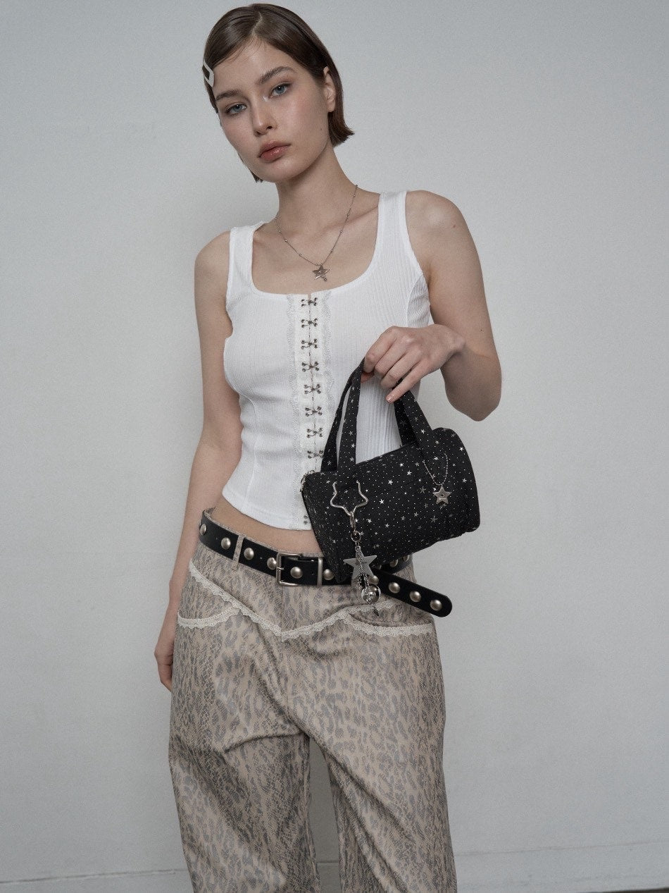 【SETUP‐EXE】TINY STAR TOTE BAG / 【セットアップエグゼ】タイニースタートートバッグ