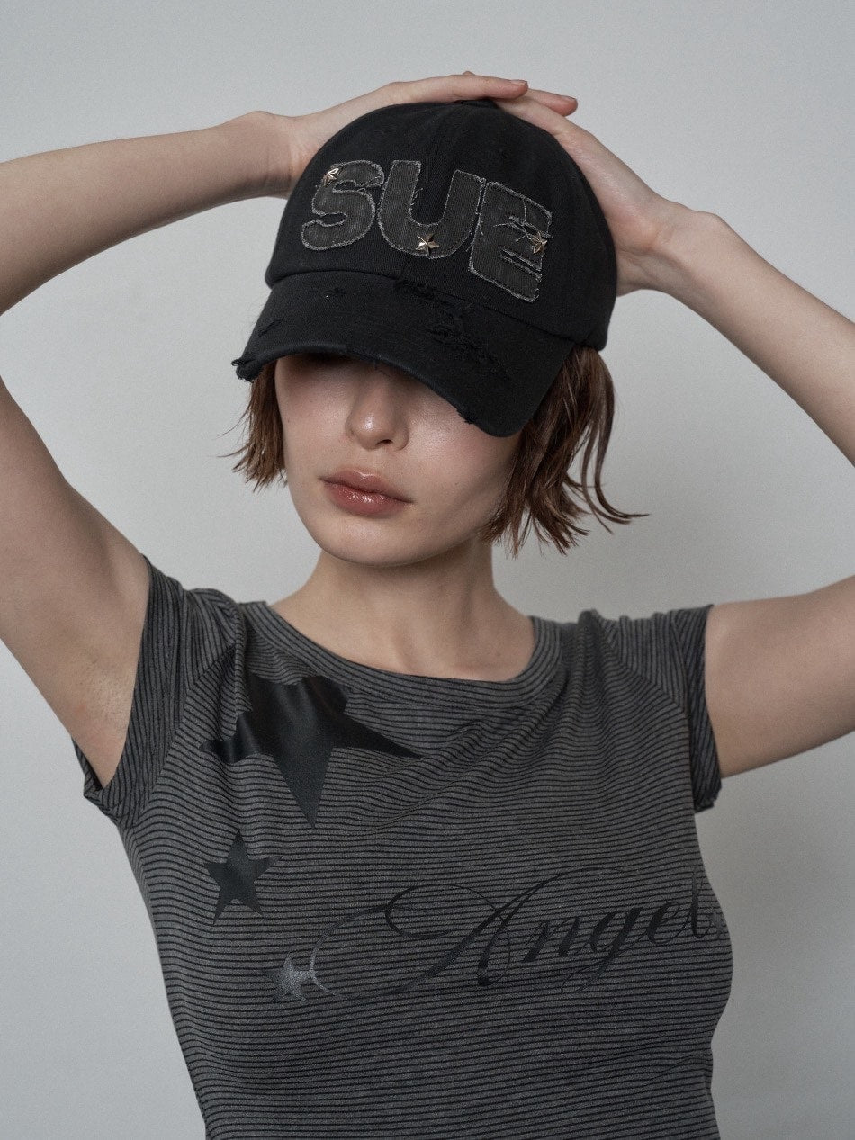 【SETUP‐EXE】SUE STAR BALL CAP / 【セットアップエグゼ】スースターボールキャップ