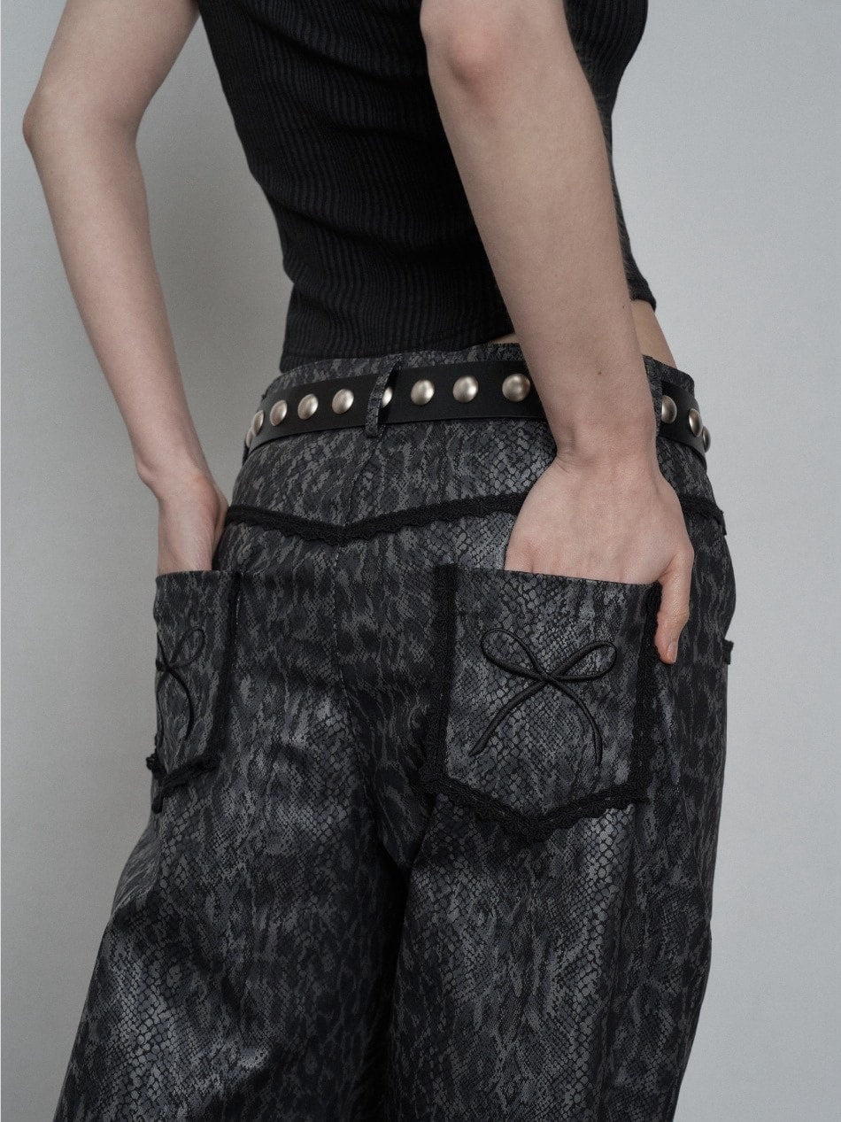 【SETUP‐EXE】CIRCLE RIVET BELT / 【セットアップエグゼ】サークルリベットベルト