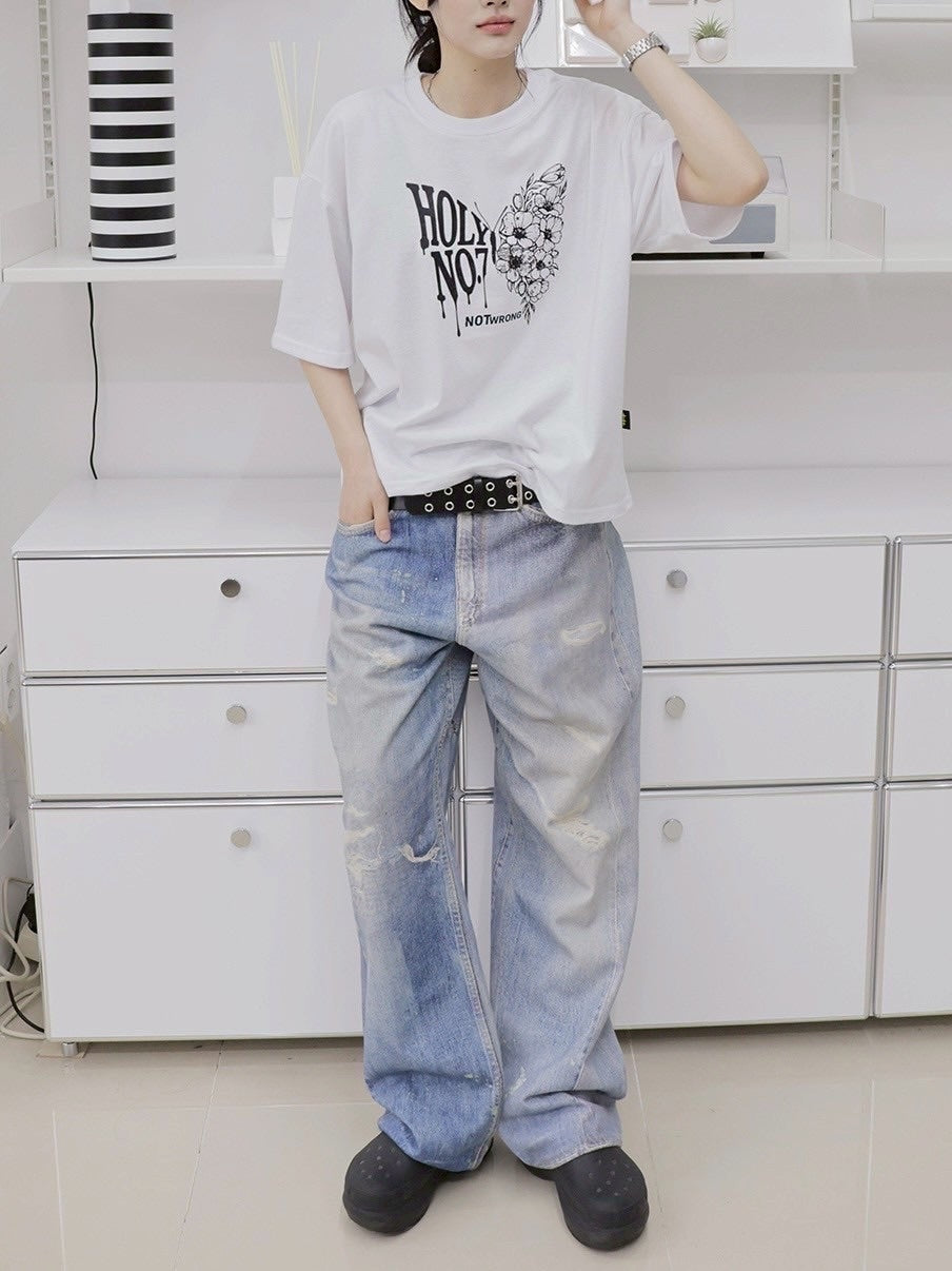 HOLY NUMBER 7】Graphics Archive Short Sleeve T-Shirt 3 – PRESSING