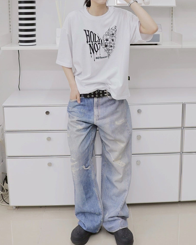 【HOLY NUMBER 7】Graphics Archive Short Sleeve T-Shirt 3 / 【ホーリーナンバー セブン】グラフィックアーカイブ半袖Tシャツ