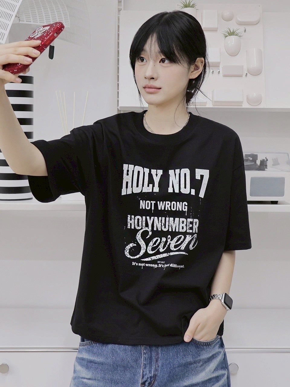 【HOLY NUMBER 7】Graphics Archive Short Sleeve T-Shirt 8 / 【ホーリーナンバー セブン】グラフィックアーカイブ半袖Tシャツ