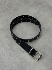 国際配送【LUV CODE】double eyelet belt