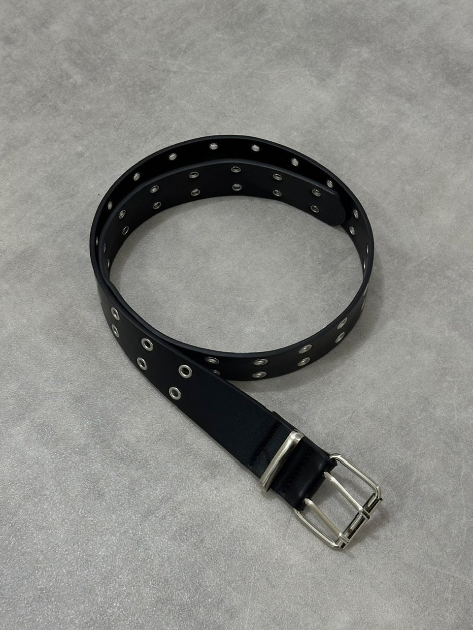 国際配送【LUV CODE】double eyelet belt