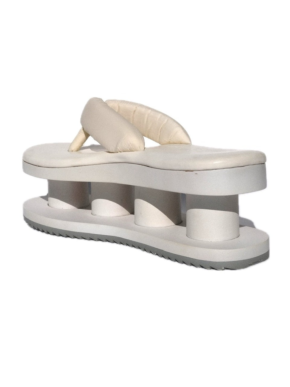 【ESQAPE】WOODEN PLATFORM SANDAL / 【エスケープ】厚底プラットフォームサンダル