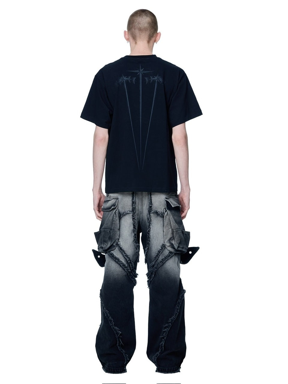 【The Boy Has No Patience】LUMINOUS DAWN PEARL ARMOR TEE / 【ザボーイハズノーペーシェンス】パールアーマーデザイン半袖Tシャツ