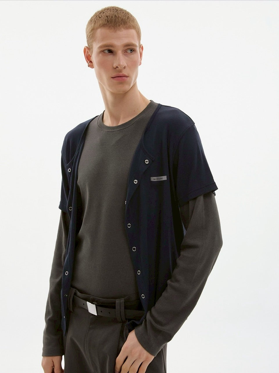 【ESC STUDIO】soft double t-shirt/ 【イーエスシーステュディオ】ソフトダブル長袖Tシャツ