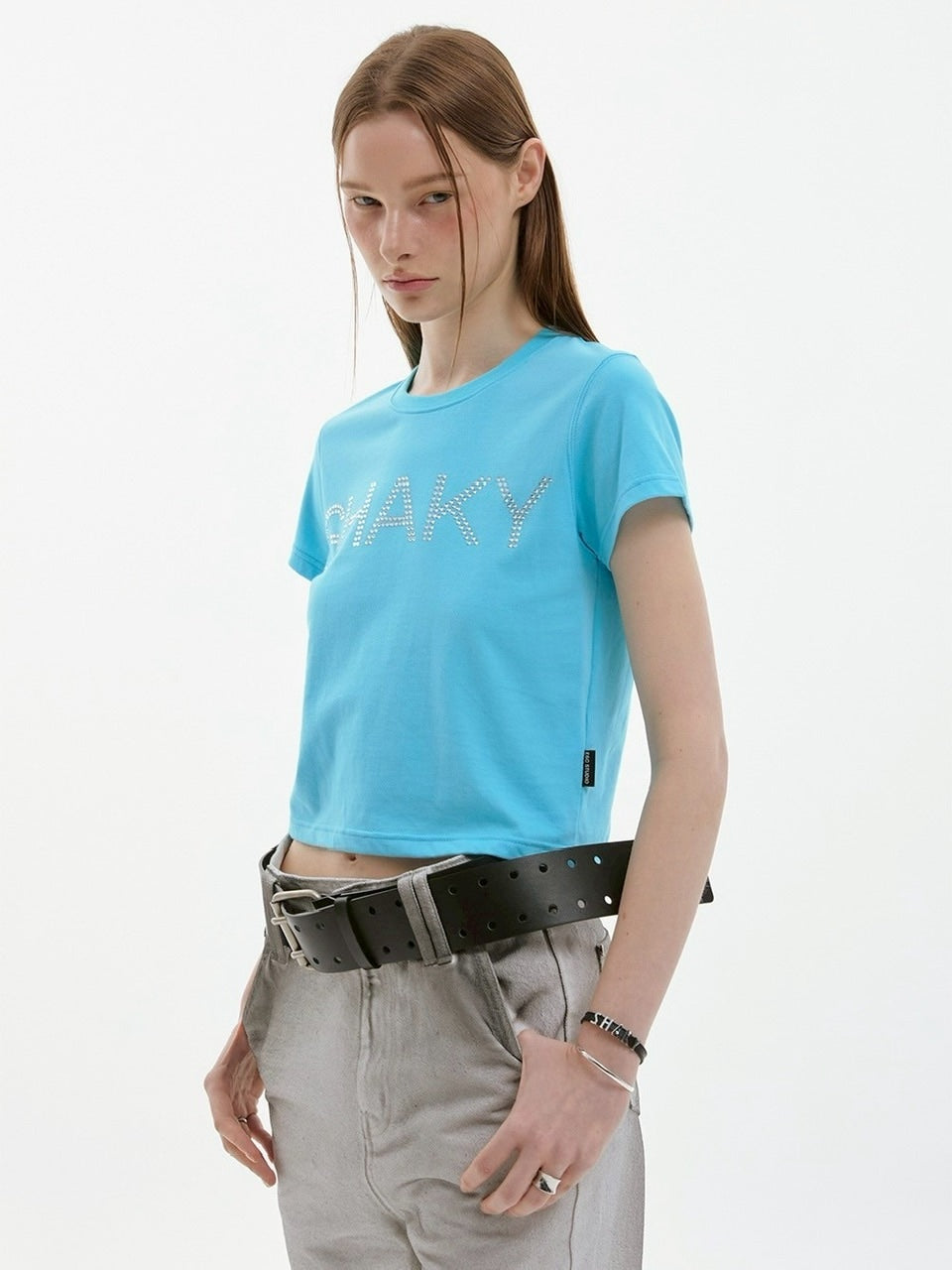 【ESC STUDIO】shaky t-shirt/ 【イーエスシーステュディオ】シェイキーロゴ半袖Tシャツ