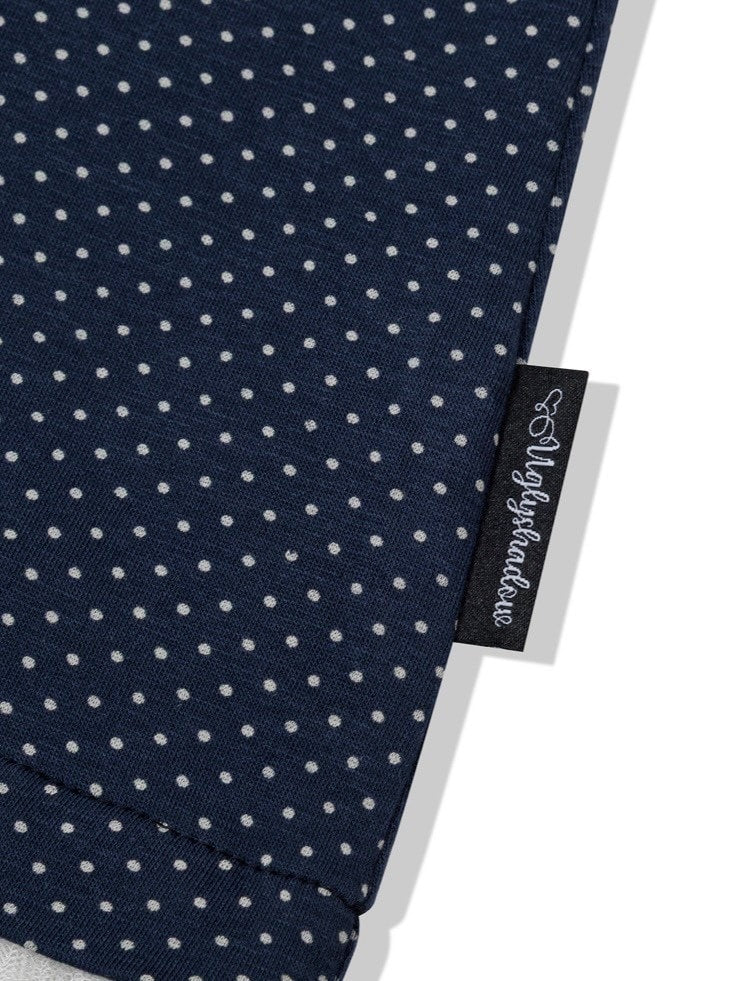 【Uglyshadow】DOTTED RUFFLE DRESS / 【アグリーシャドウ】ドットラッフルチュニック