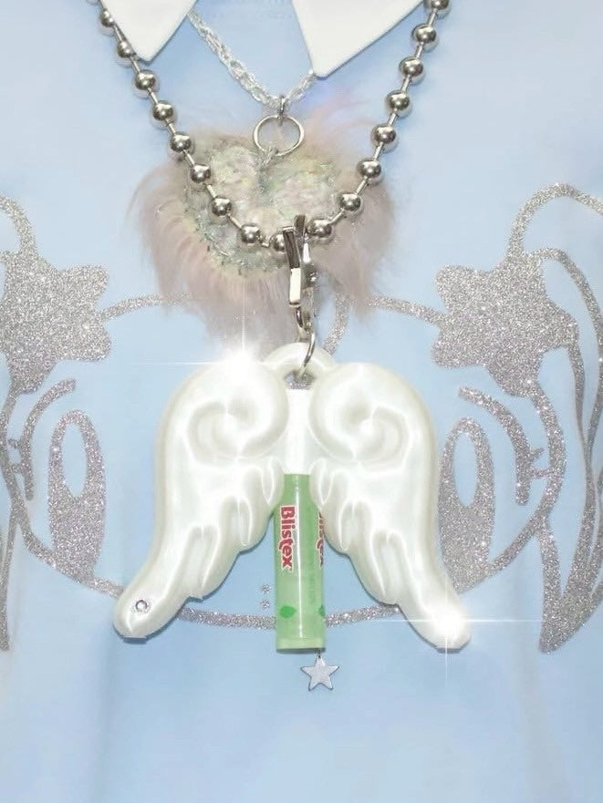 【EVERYTHINGS】CUPID'S WINGS / 【エブリシングス】キューピッドウィングリップケースキーリング