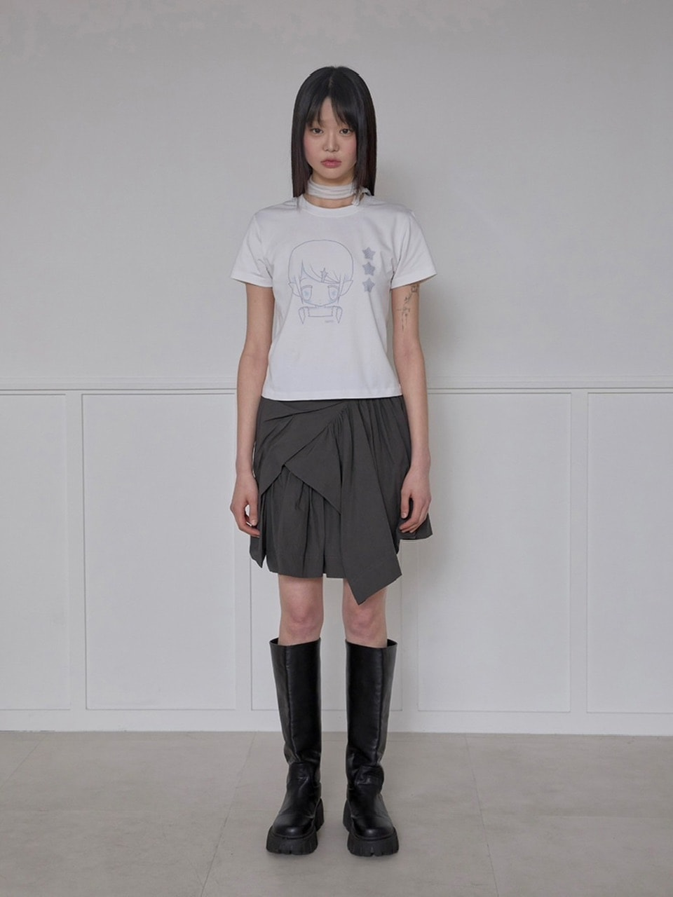 【FLAREUP】Dani T-Shirt (FL-176_ホワイト)