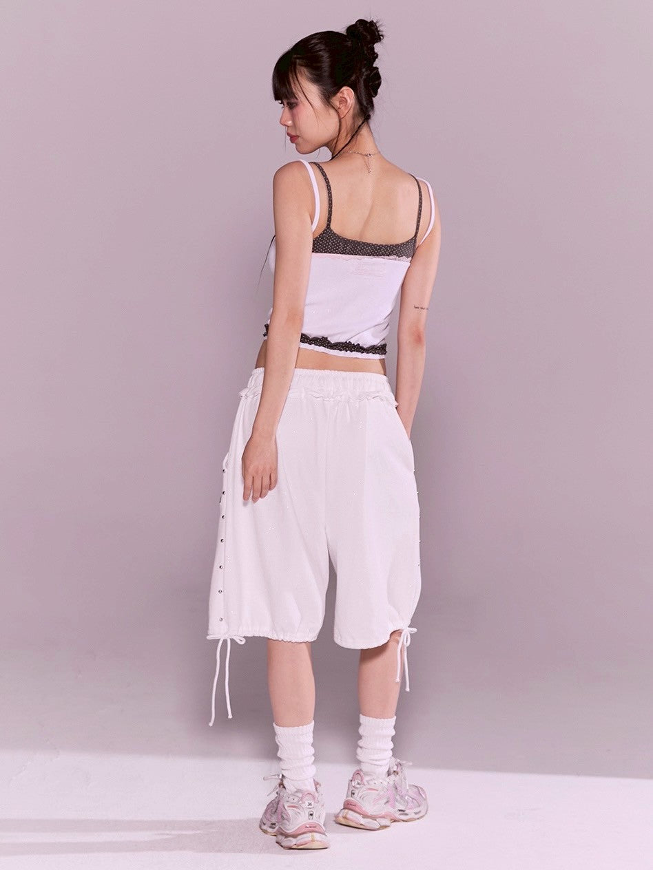 【CHERRYQUIRI】twinkle wrinkle dot sleeveless