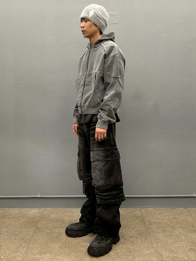 【BLR BLUER】Snowflakes Logo Angora Beanie