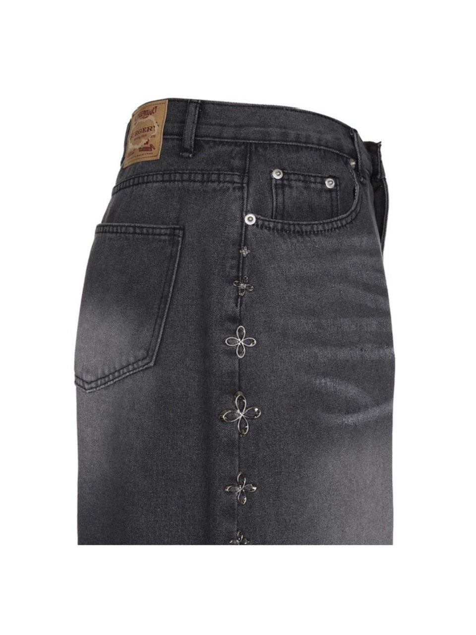 【SURGERY】SURGERY Clover Line denim bermuda pants / 【サージェリー】サージェリークローバーラインデニムバミューダパンツ