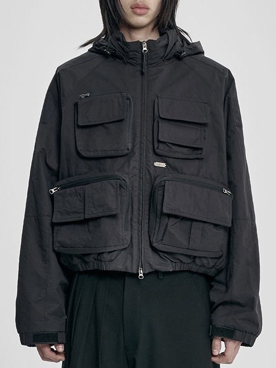 【AJOBYAJO】Cargo Nylon Short Jacket / 【アジョバイアジョ】カーゴナイロンショートジャケット