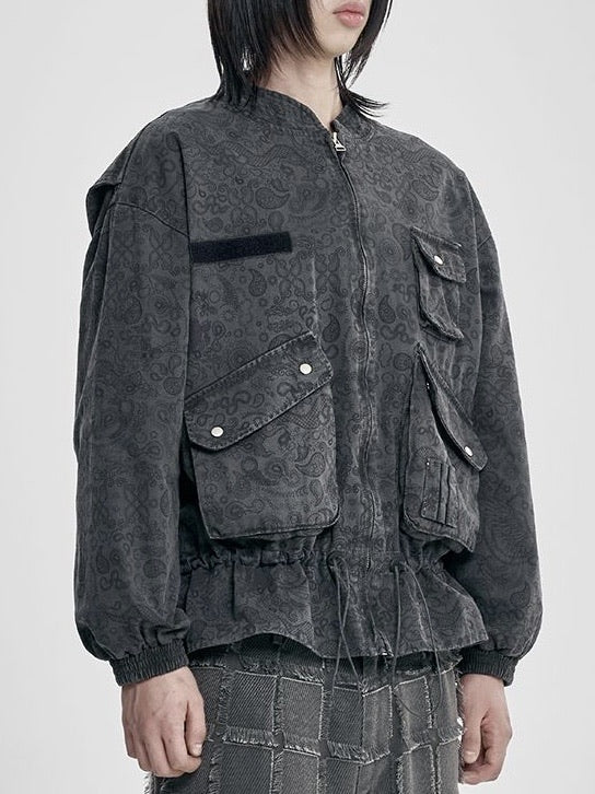 【AJOBYAJO】Vintage Washed Paisley String Jacket / 【アジョバイアジョ】ヴィンテージウォッシュドペイズリーストリングジャケット