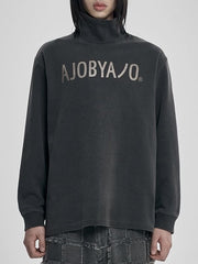 【AJOBYAJO】OG Logo Washed Turtleneck / 【アジョバイアジョ】ロゴウォッシュドタートルネックスウェットシャツ