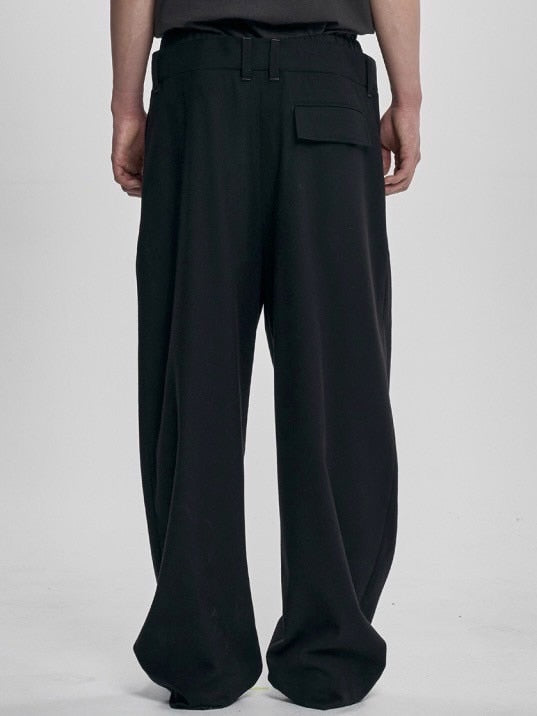 【AJOBYAJO】Double Layered Pants / 【アジョバイアジョ】ダブルレイヤードスラックスパンツ