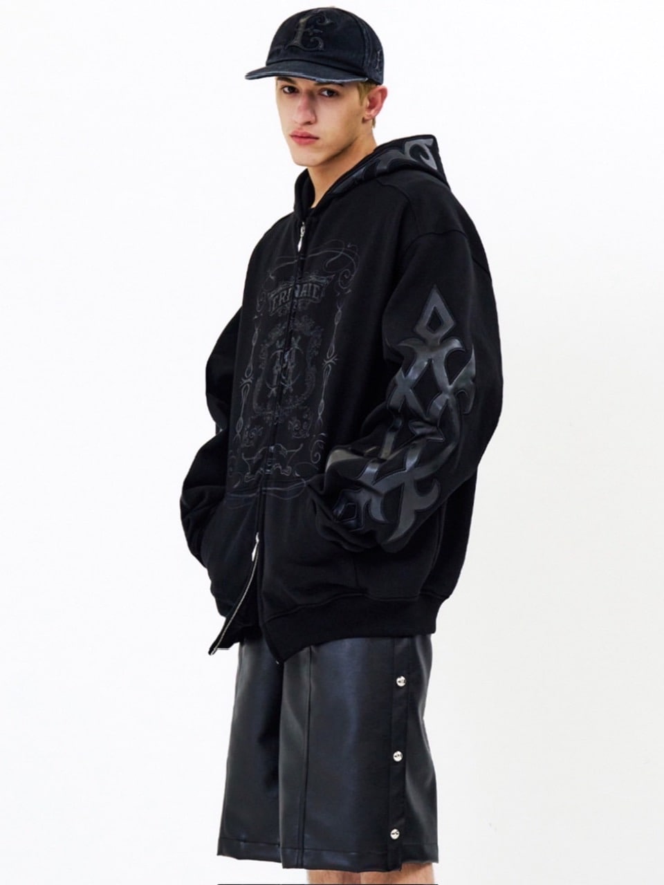 【E RIN AI E】NOUVEAU SNAP BERMUDA PANTS