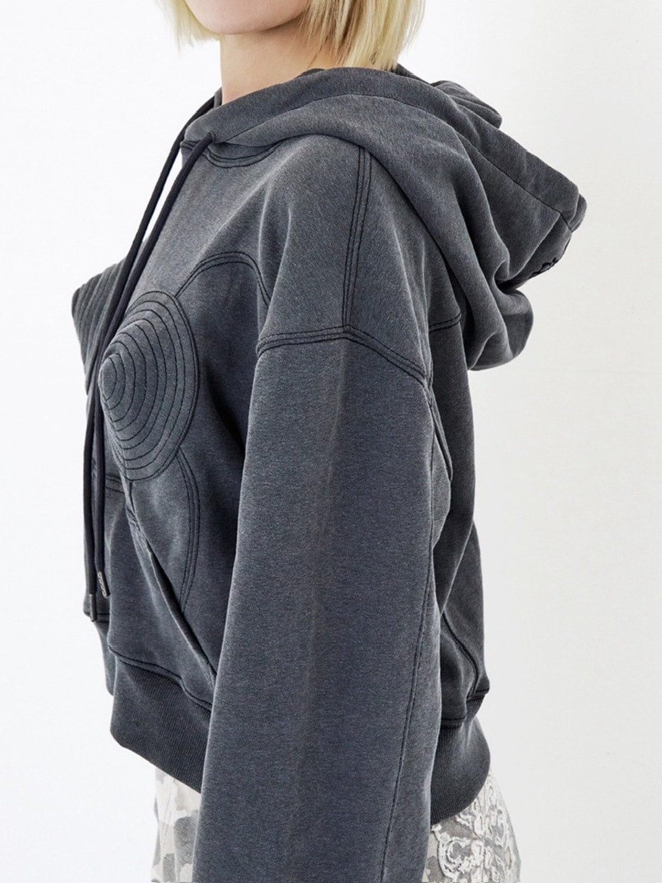 【E RIN AI E】JPG CORSET HOODIE