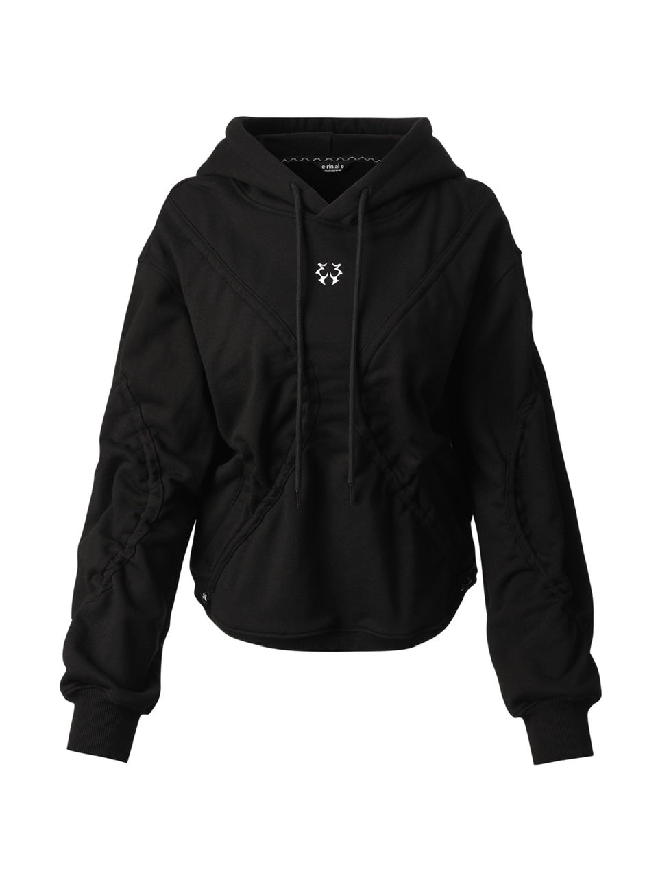 【E RIN AI E】GATE SHIRRING HOODIE