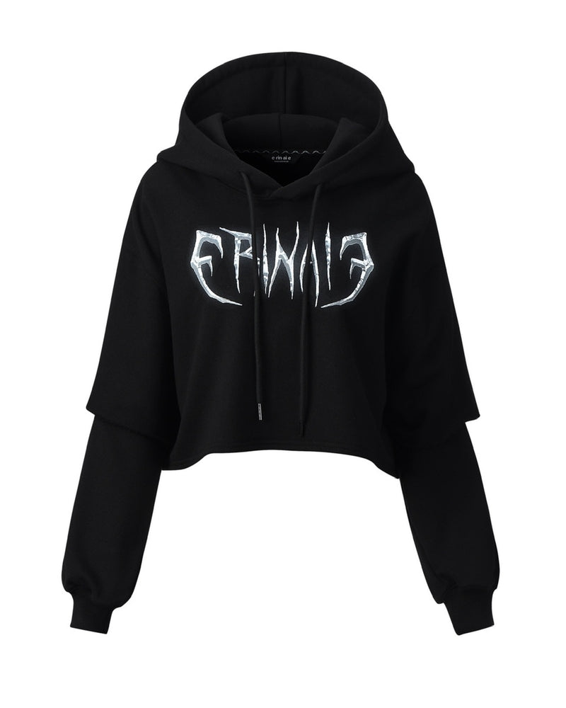 【E RIN AI E】DARK NIGHT HOODIE ZIP UP