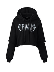 【E RIN AI E】DARK NIGHT HOODIE ZIP UP