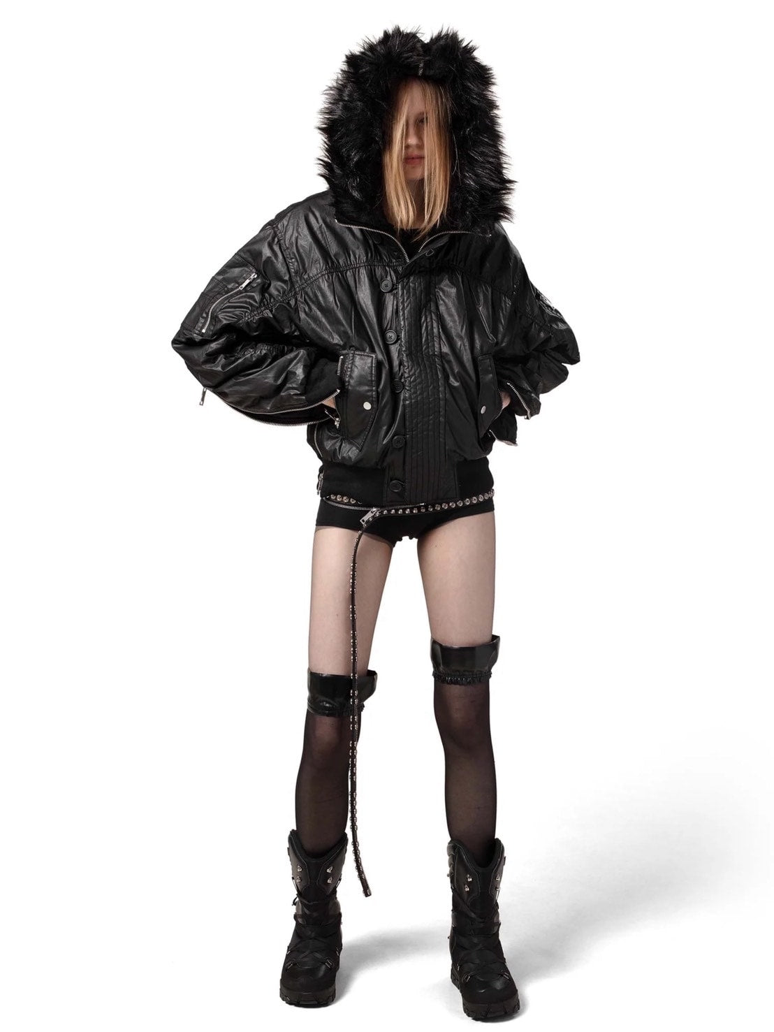 【RACER WORLDWIDE】Aviator Bomber 2 / 【レーサーワールドワイド】ジップポケットファージャケット