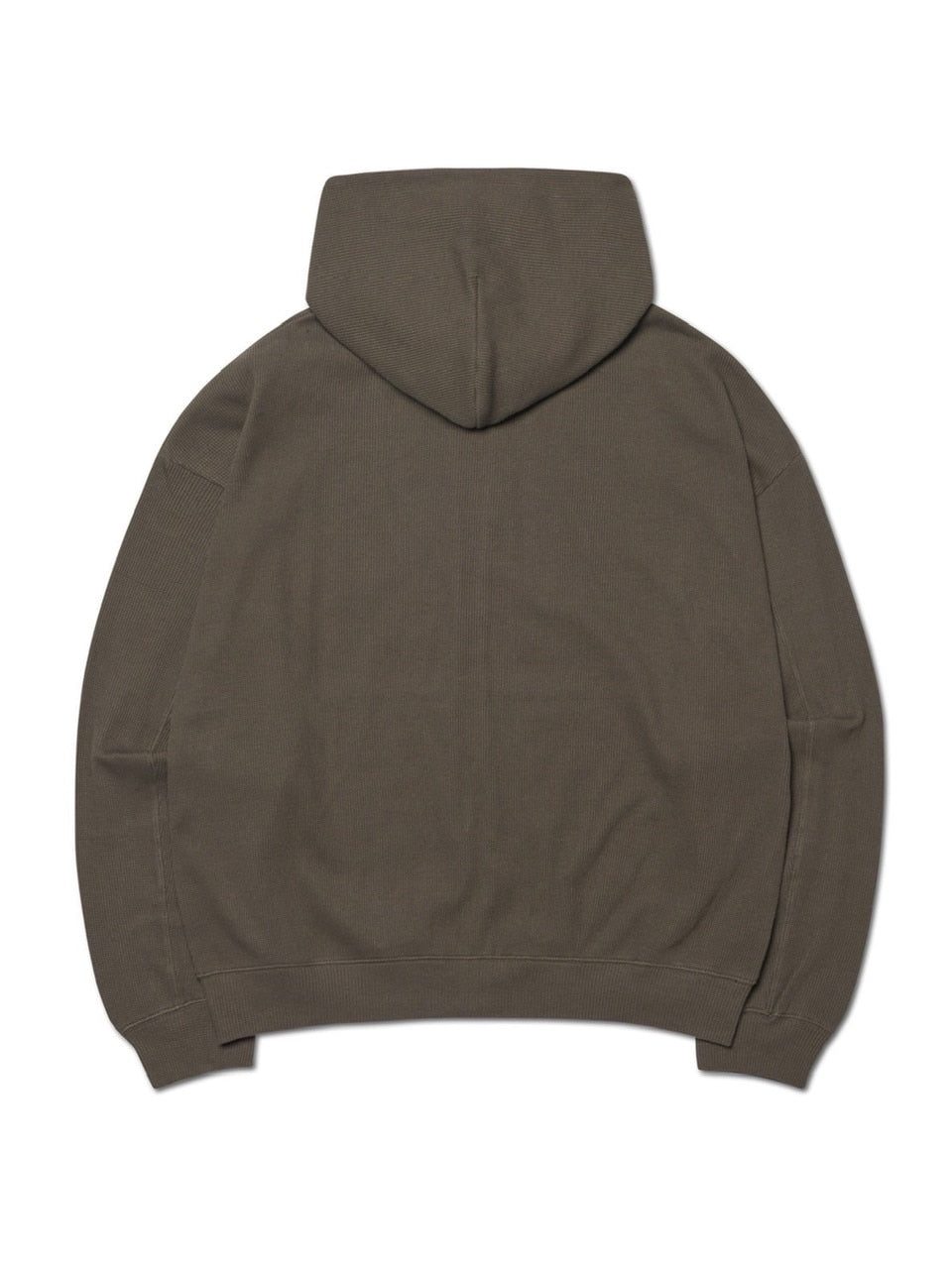 【NOMANUAL】NM WAFFLE HOODED ZIP-UP