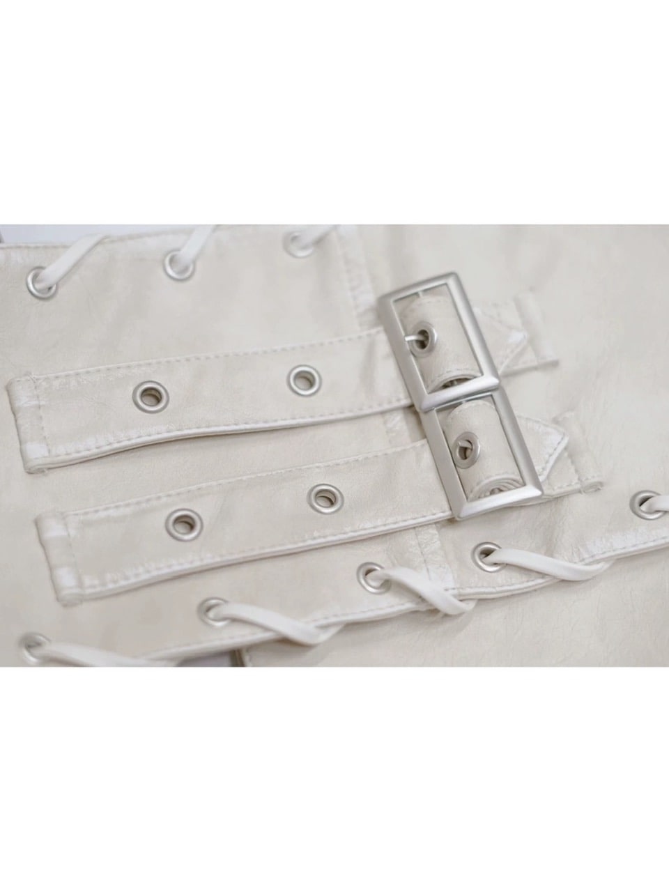 【Cest Nous】Leather Corset Belt / 【セヌー】コルセットベルト