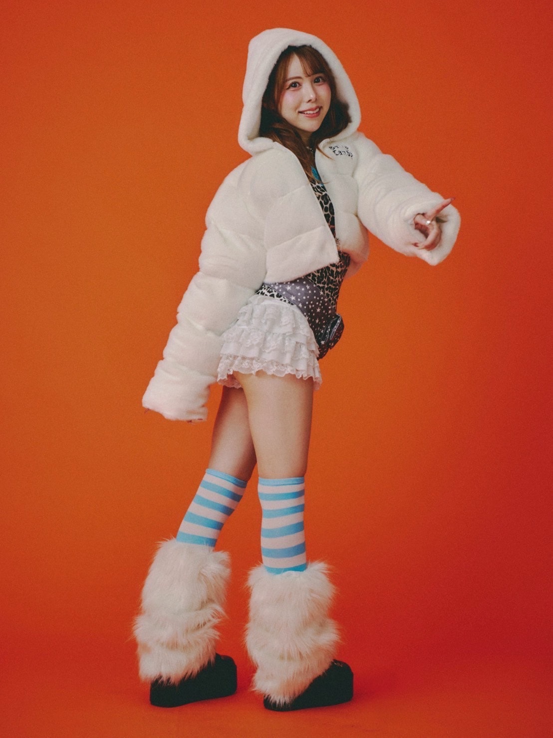 【GALFY】ギャルもこふわブルゾン