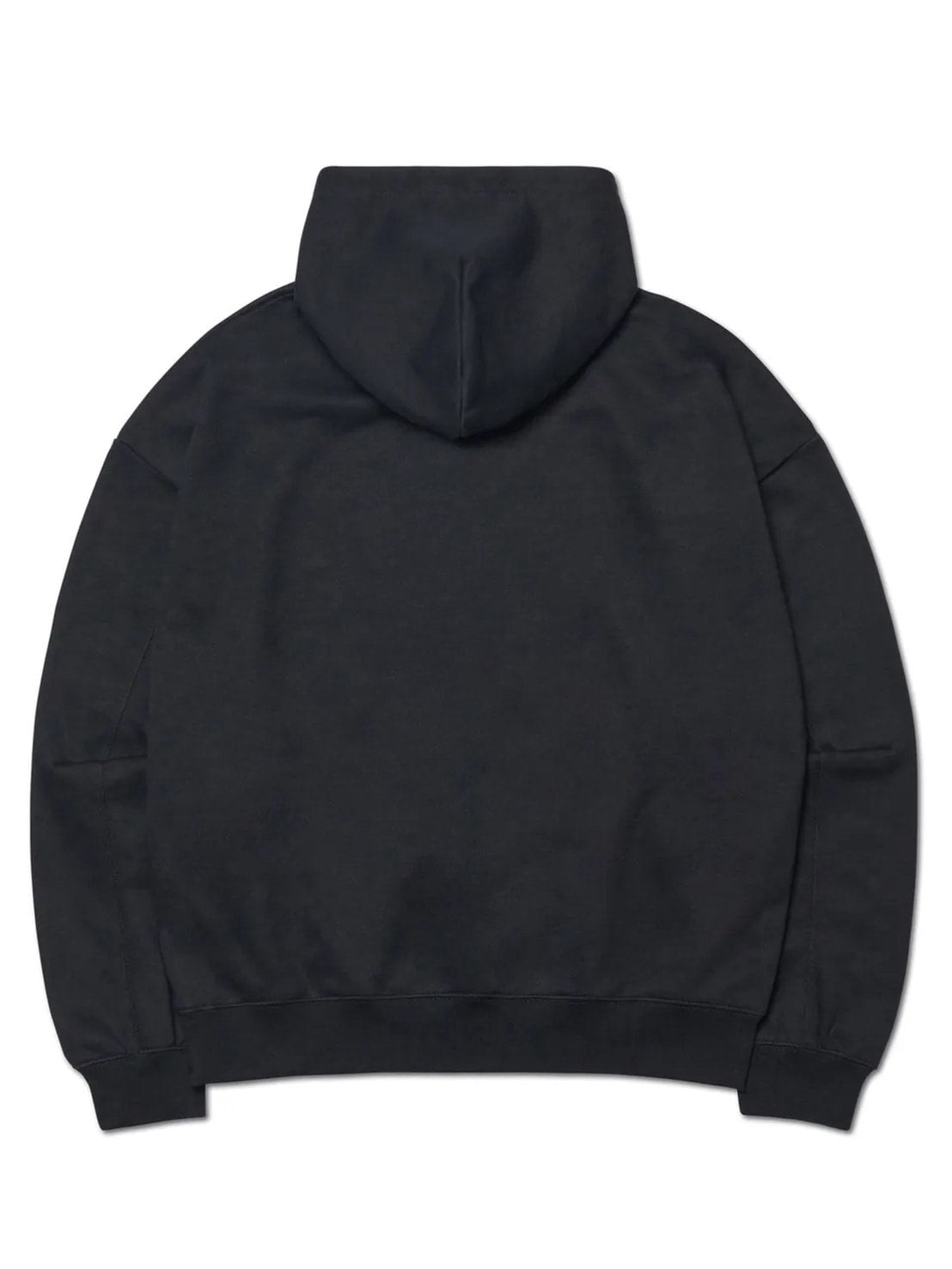 【NOMANUAL】OVERLAY LOGO HOODED ZIP-UP