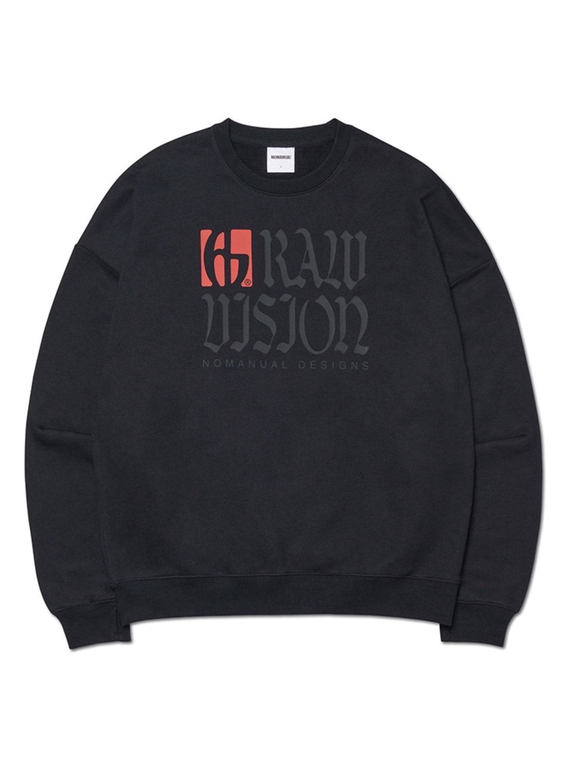 【NOMANUAL】R.V LOGO SWEATSHIRT