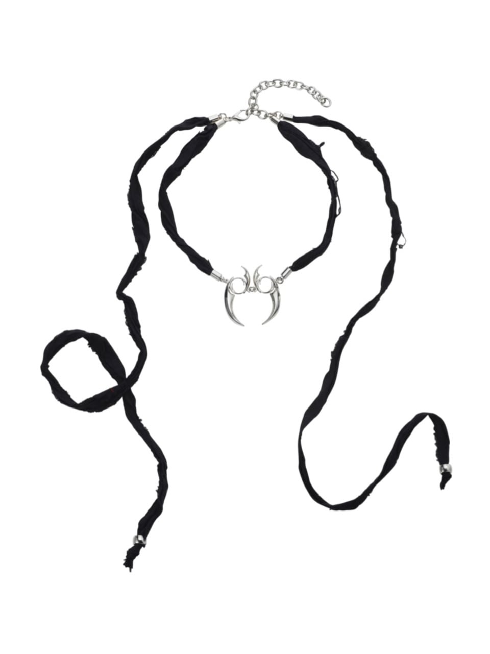 【PEG LEG】a chrome chain emblem Choker