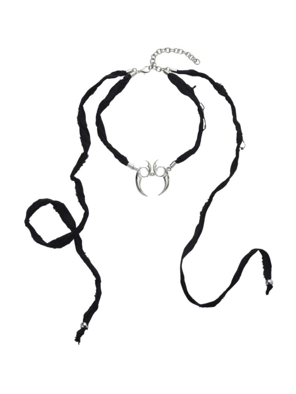 【PEG LEG】a chrome chain emblem Choker