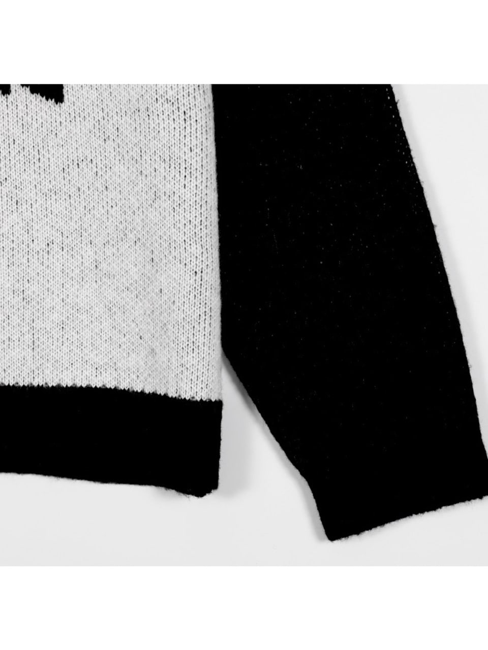 【FANCY X DUSTY】OVERFIT COLOR BLOCK PULLOVER KNIT / 【ファンシー X ダスティ】オーバーフィットカラーブロックプルオーバーニット