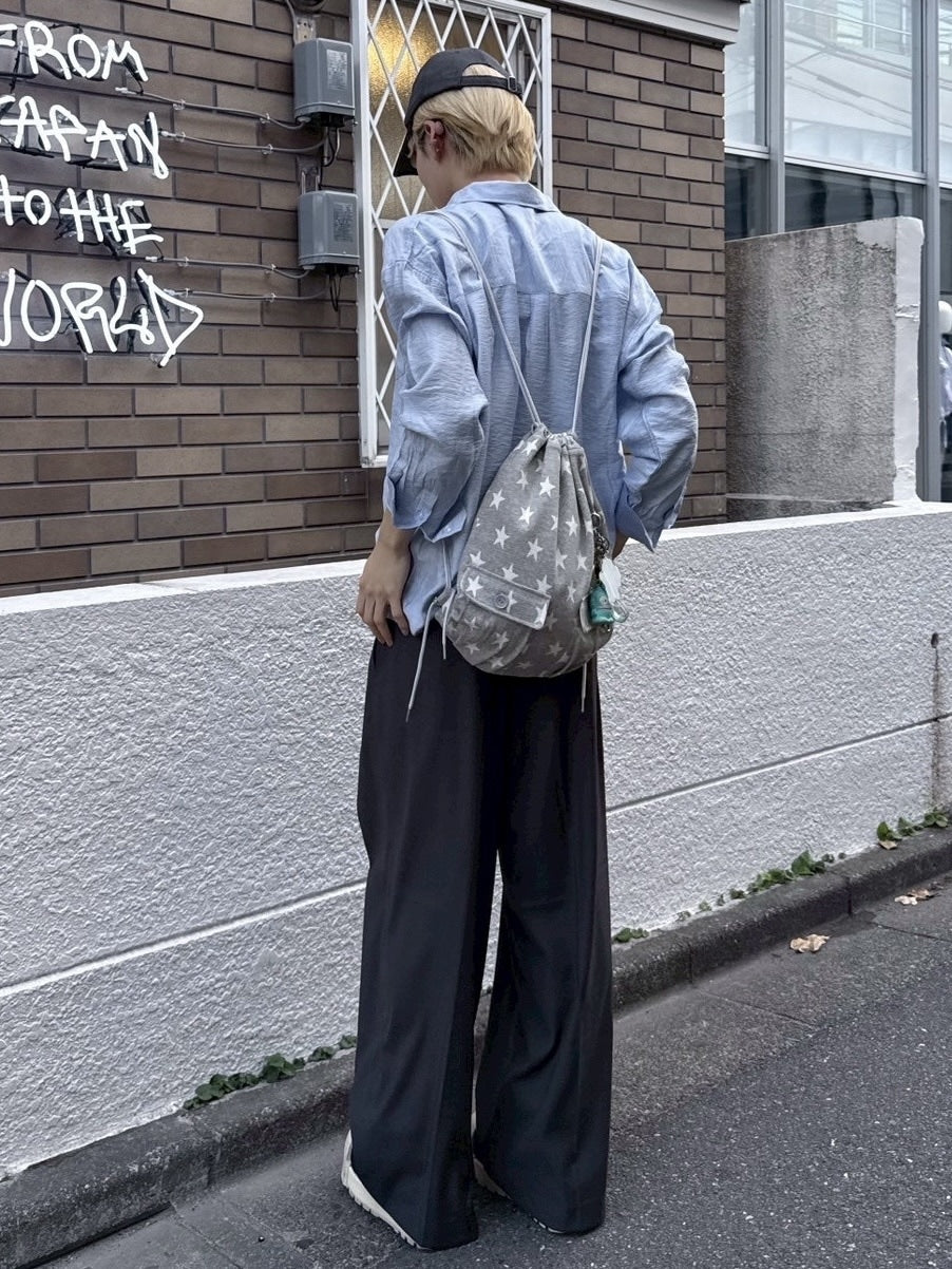 受注制【nmtc +】belt slacks / 【エヌエムティーシープラス】ベルト付きスラックス (2color)