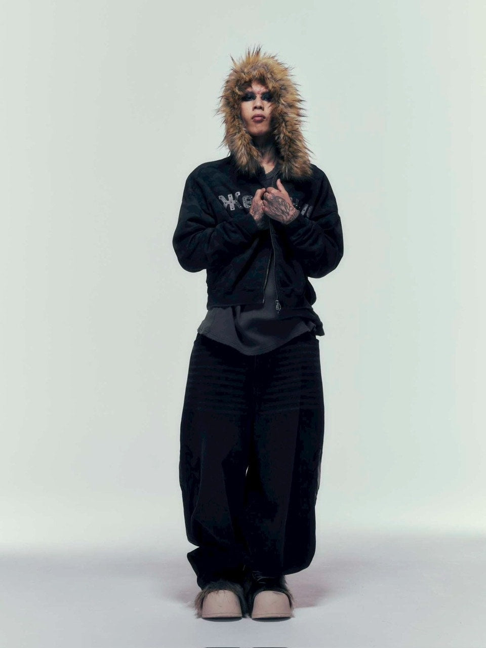 【DIG YOUR OWN GRAVE】TRIBALDENIM PANTS /【ディグユアオウングレイブ】 トライバルデニムパンツ