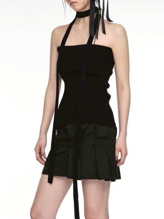 【NACHE】STRAP KNIT TANK TOP