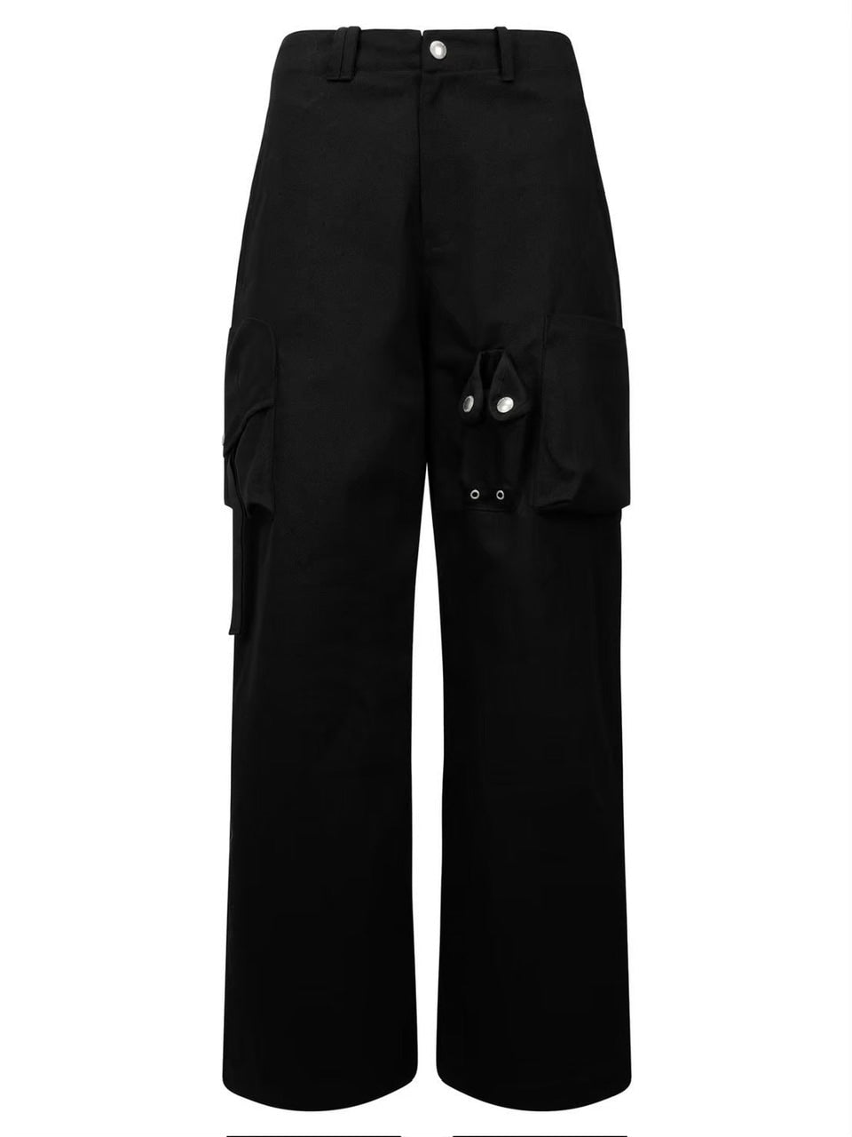 【NACHE】STRAP WIDE CARGO PANTS (UNISEX)
