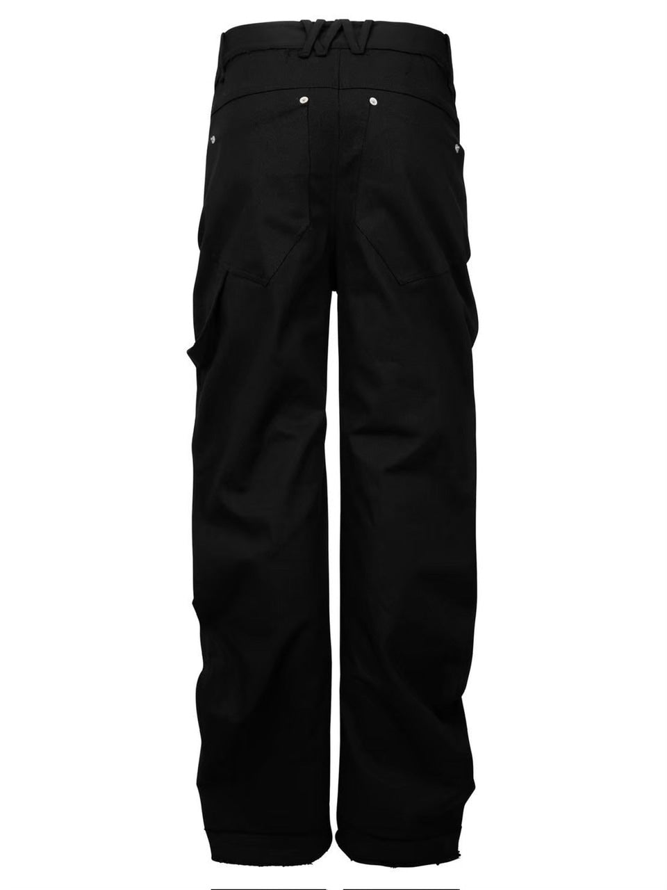 【NACHE】RAWCUT CURVED PANTS (UNISEX)