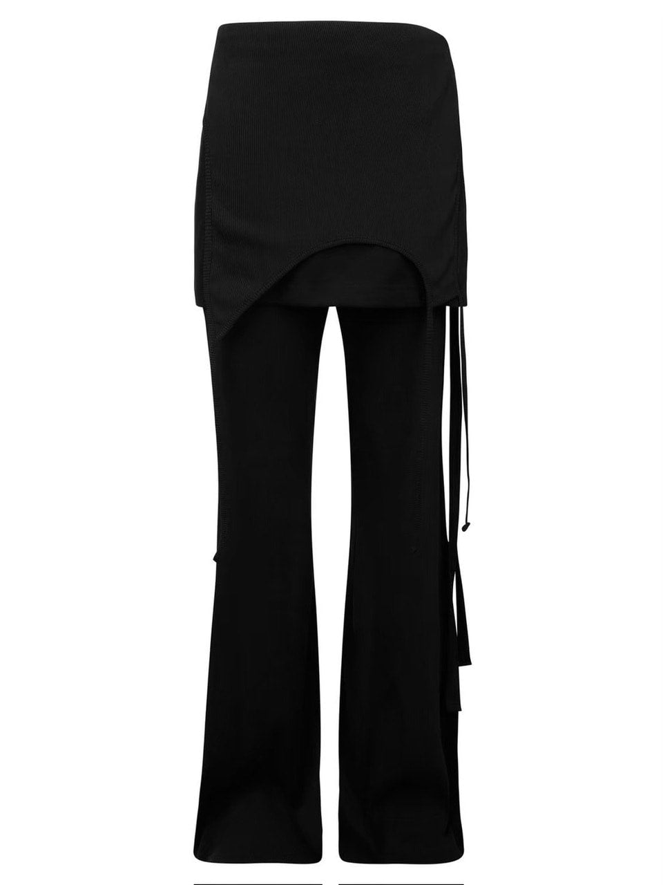 【NACHE】MIXED LAYERED SKIRT PANTS