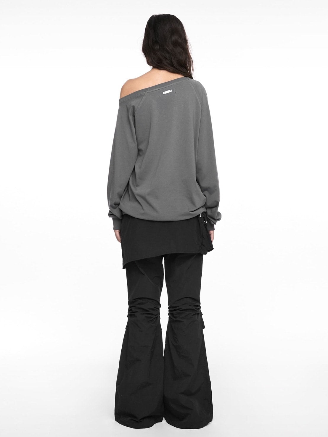 【NACHE】BOOTS CUT SKIRT PANTS (UNISEX)
