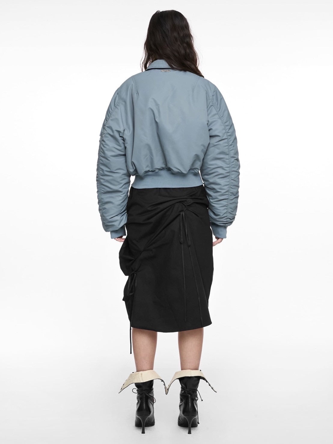 【NACHE】STRAP PULLED SKIRT