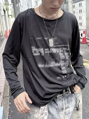 受注制【nmtc +】loose fit one shoulder long sleeve / 【エヌエムティーシープラス】ルーズフィットワンショルダー長袖Tシャツ (2color)
