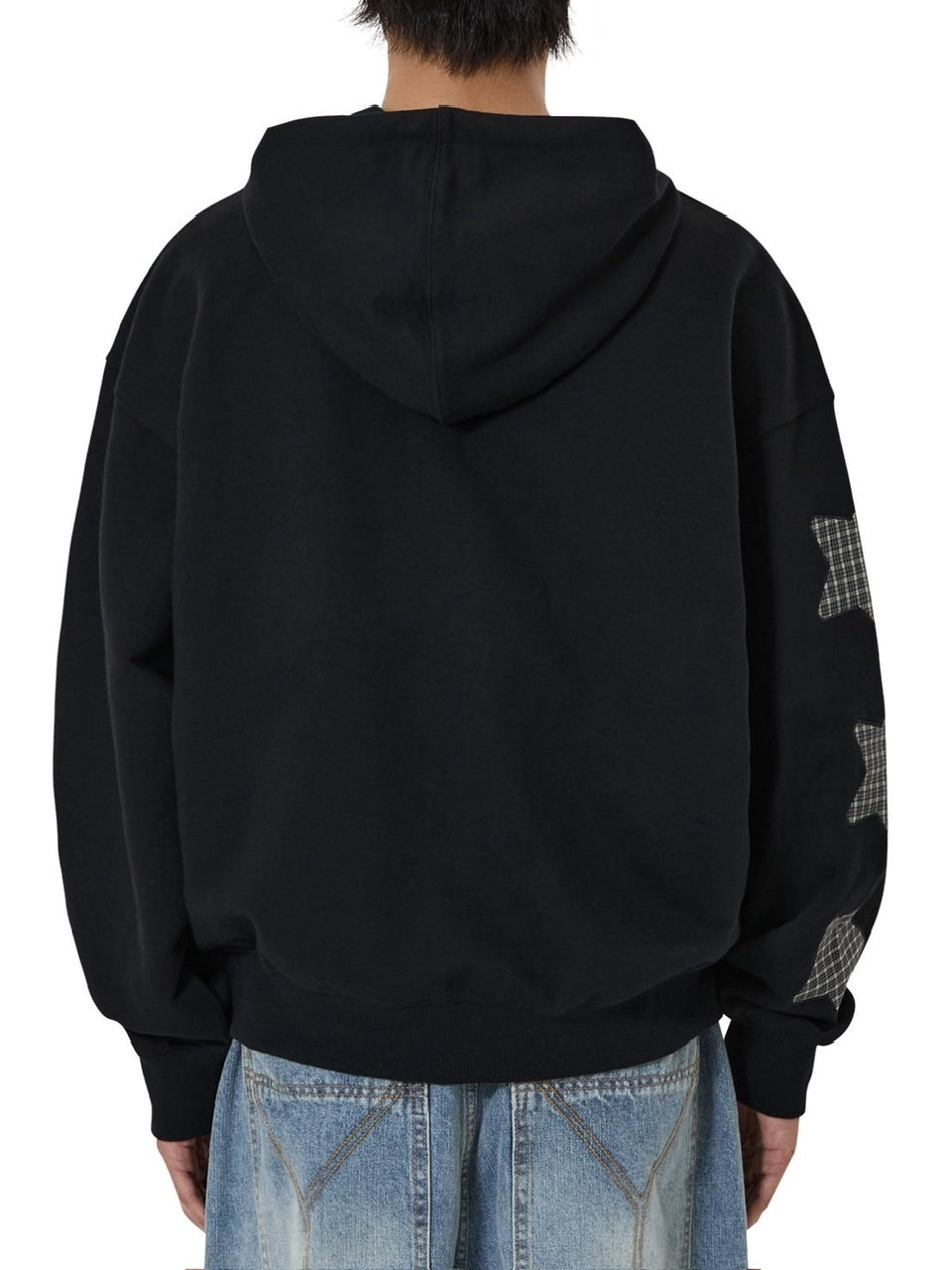 【OY】STAR CHECK HOODIE ZIP UP